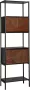Woonexpress Boekenkast Oslo Hout Bruin 60 x 190 x 34 cm (BxHxD) - Thumbnail 1