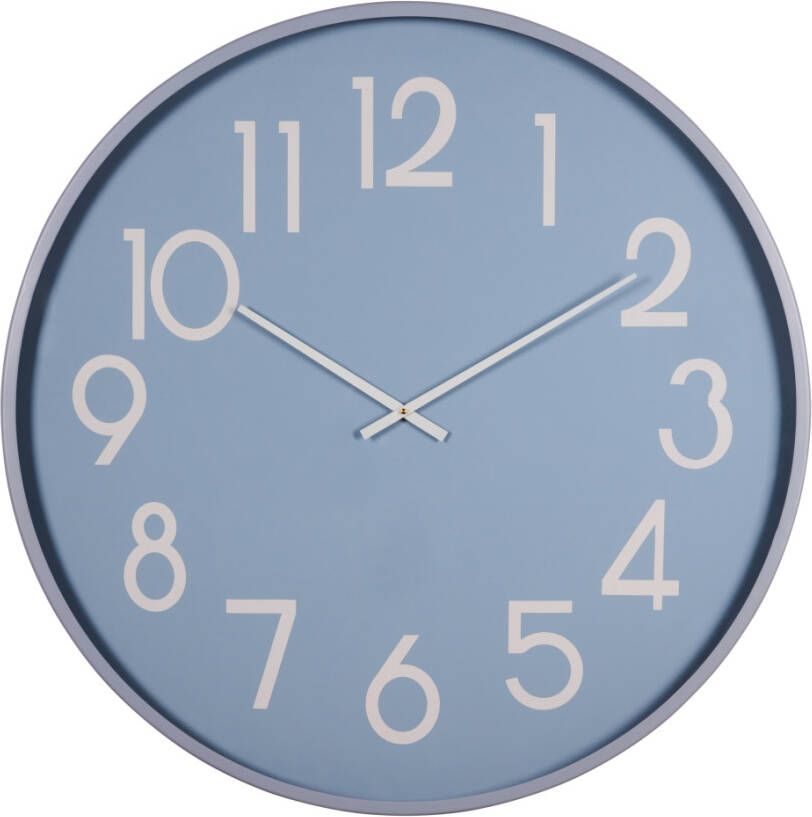 Woonexpress Klok Vera Blauw Metaal 86x0x86cm (BxHxD)