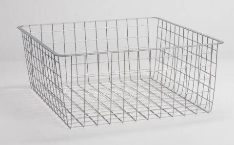 Woonexpress Draadmand Waalwijk Grijs Metaal Aluminium 19x43x53cm (hxbxd)
