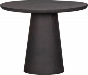 WOOOD Ronde Eettafel Damon Betonlook Bruin 76x100x100