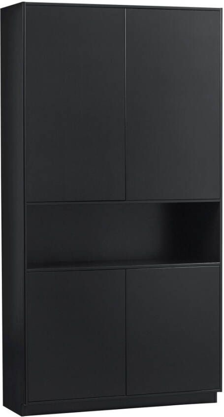 WOOOD Exclusive Opbergkast Finca Mat zwart 210 x 110cm