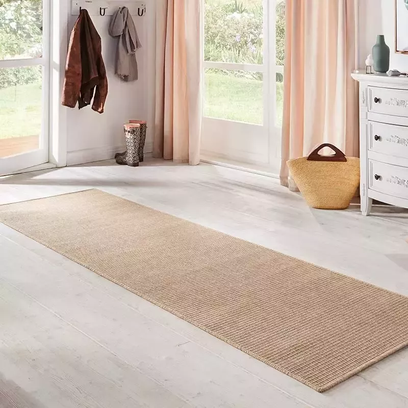 BT Carpet Loper binnen & buiten Sisal look beige 80x250 cm - Foto 5
