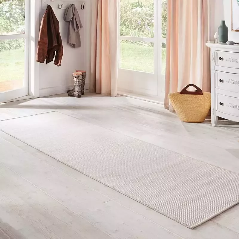 BT Carpet Loper binnen & buiten Sisal look crème wit 80x350 cm - Foto 5