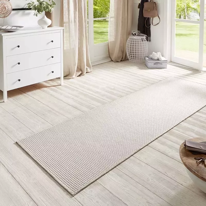 BT Carpet Loper sisal-look binnen & buiten Nature ivoor 80x250 cm