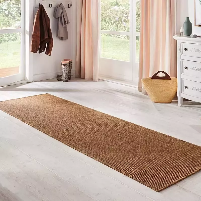 BT Carpet Loper binnen & buiten Sisal look bruin 80x250 cm - Foto 5