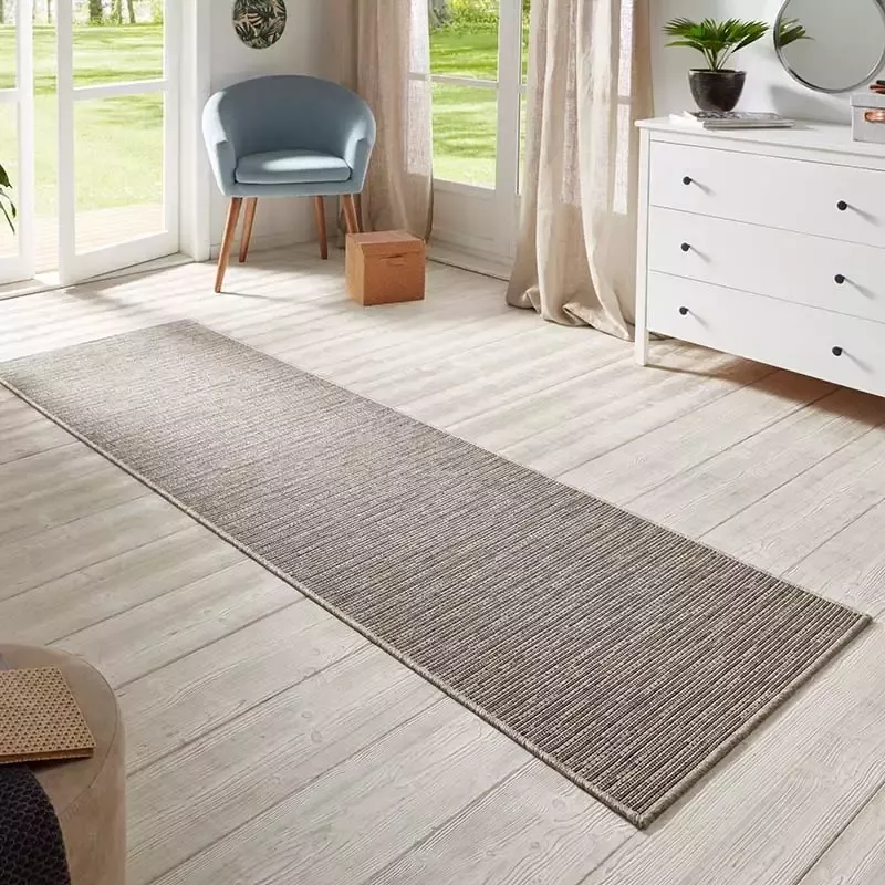 BT Carpet Loper binnen & buiten sisal-look Nature crème multi 80x350 cm - Foto 1