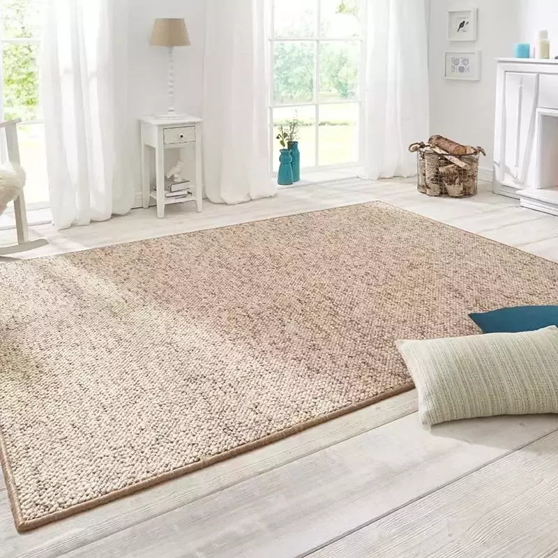 BT Carpet Vloerkleed Wol-optiek beige bruin 100x140 cm - Foto 2