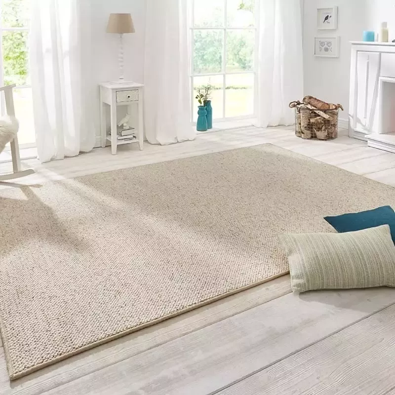 HANSE Home Vloerkleed Wolly 2 Vlakweefsel loper Scandi wol-look eetkamer woonkamer gang