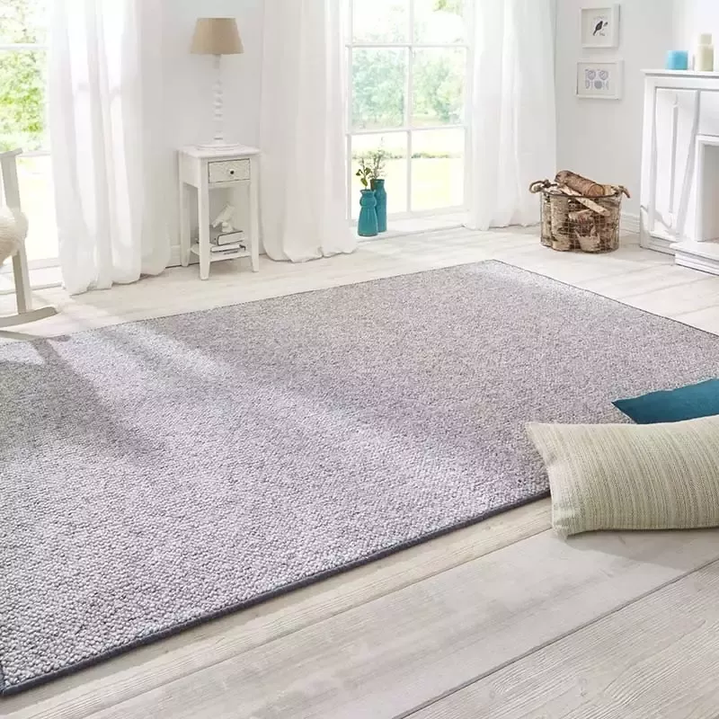BT Carpet Vloerkleed Wol-optiek grijs 140x200 cm