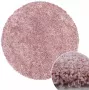 Adana Carpets Rond Hoogpolig vloerkleed Blushy Zwart Gemêleerd Ø 200cm - Thumbnail 1