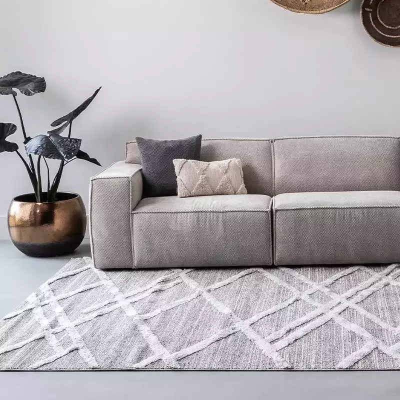Adana Carpets Scandinavisch vloerkleed Pitea Double Grijs 120x170cm - Foto 9