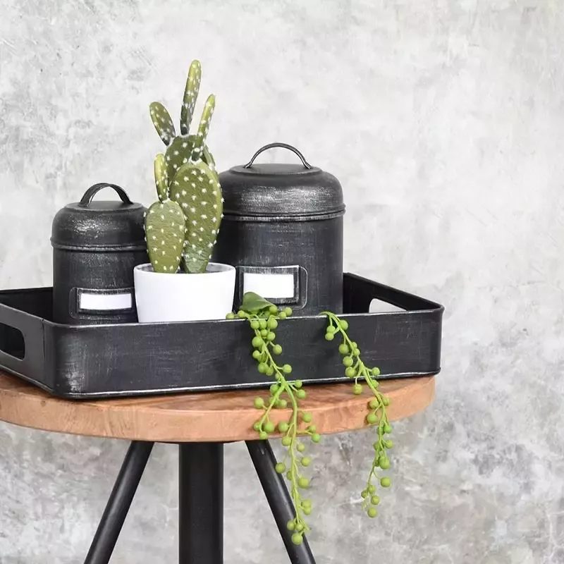 LABEL51 Dienblad Antiek Zwart M