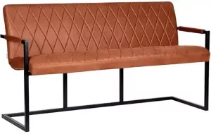 LABEL51 Denmark Eetkamerbank Bruin Microfiber 155 cm
