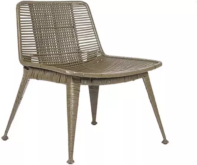 LABEL51 Rex Fauteuil Groen Rotan - Foto 2