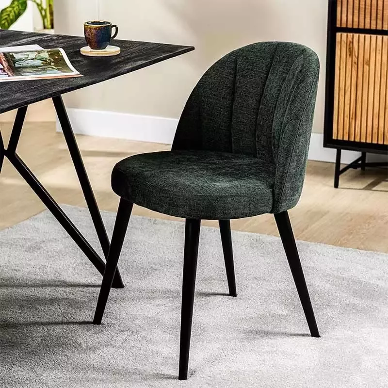 MAIA Set van 2 Eetkamerstoel Noortje Groen