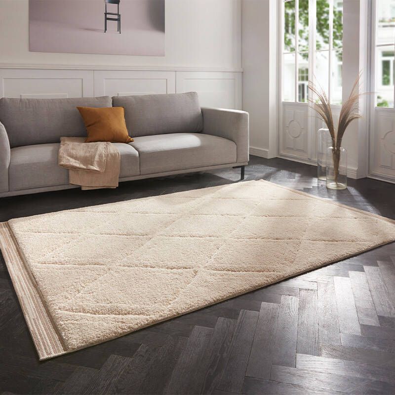 Mint rugs Designer vloerkleed 3D Colin beige 200x290 cm