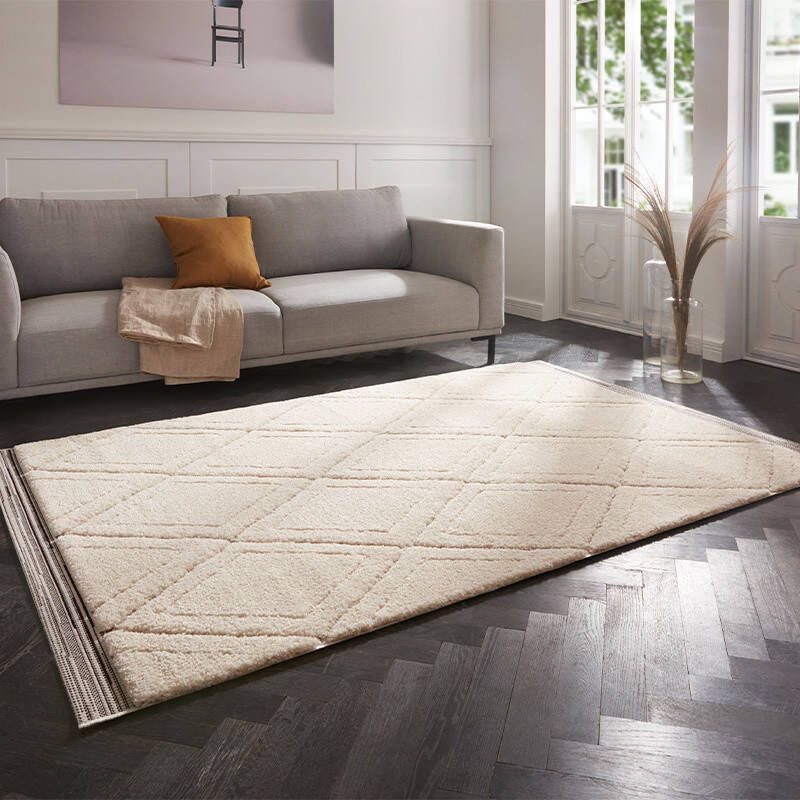 Mint rugs Designer vloerkleed 3D Colin crème 120x170 cm - Foto 1