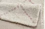 Mint rugs Hoogpolig vloerkleed geruit Allure crème roze 160x230 cm - Thumbnail 2