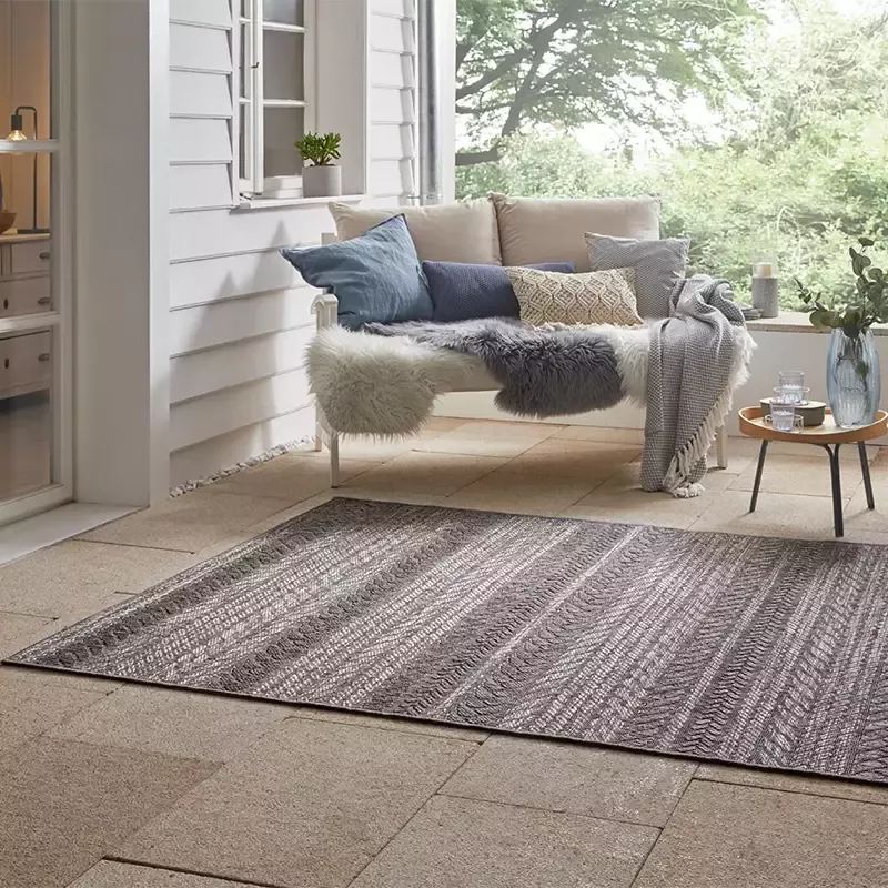 NORTHRUGS Vloerkleed Granado Sisal-look robuust gemakkelijk in onderhoud platweefsel