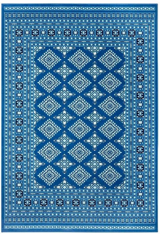 Nouristan Klassiek vloerkleed Sao Buchara blauw 120x170 cm - Foto 4