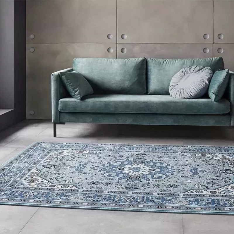 Nouristan Perzisch tapijt Mirkan Skazar Blauw 120x170cm