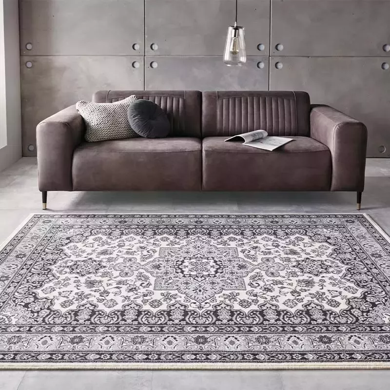 Nouristan Perzisch tapijt Parun Täbriz grijs 120x170 cm