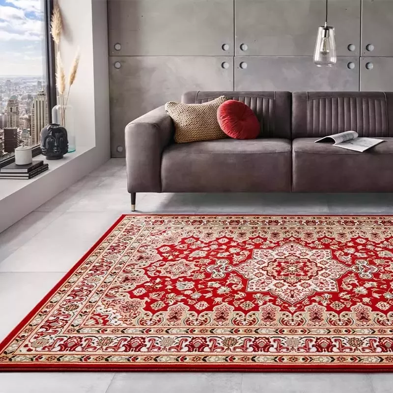 Nouristan Perzisch tapijt Parun Täbriz rood 120x170 cm