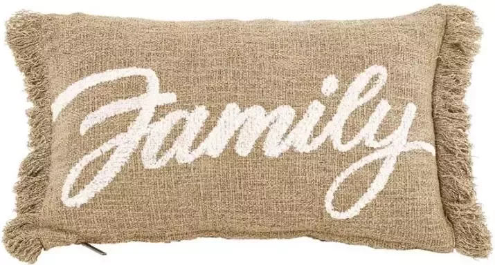 Tiseco Home Studio Lendekussen Cotton Slub Zand