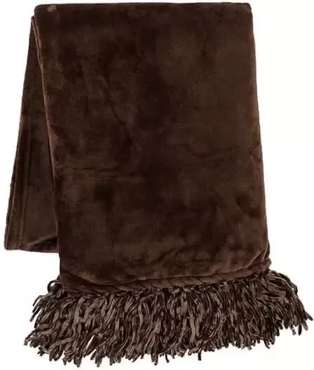 Tiseco Home Studio Plaid Fluffy Bruin