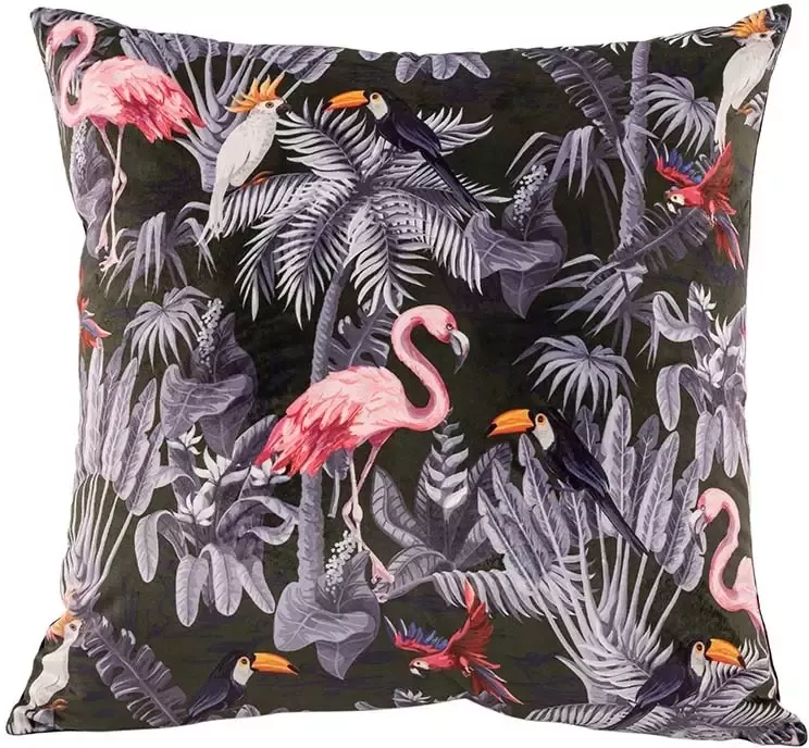 Tiseco Home Studio Sierkussen Ambiance Print Flamingo