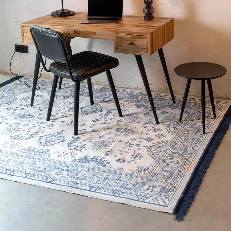 Blanq Feliz Lifestyle Vloerkleed Reza Blue Grey 160x230cm