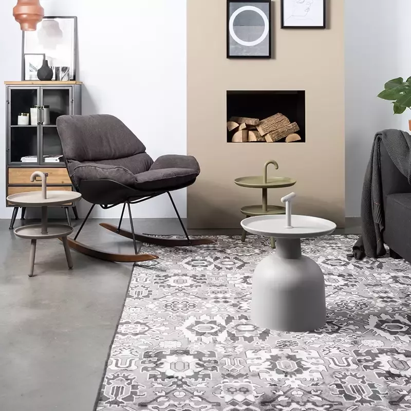 Feliz Studio Vloerkleed Grijs Zwart Wit 240x170cm