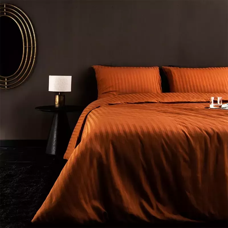 WoonQ.nl Satijnstreep Cognac