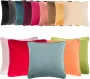 Tiseco Home Studio Sierkussen Velvet Groot Okergeel - Thumbnail 2