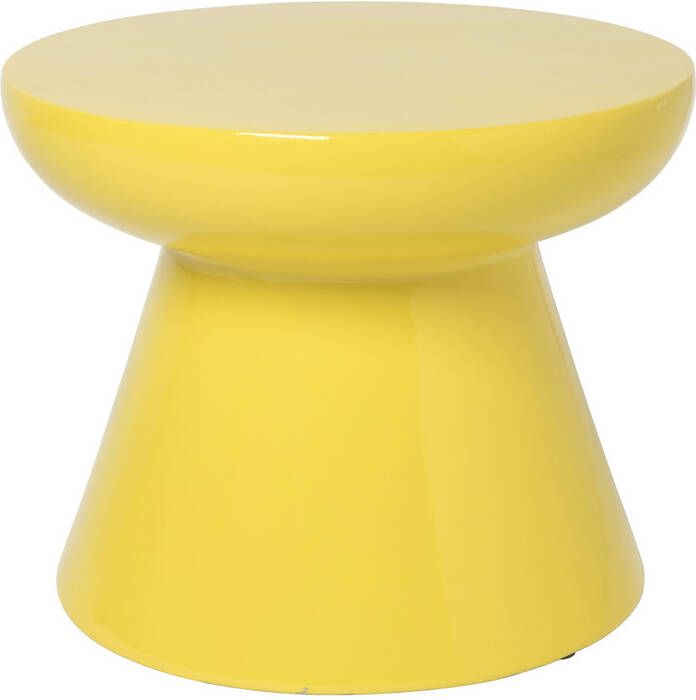 Xenos Bijzettafel conisch geel ø50x40