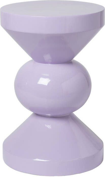 Xenos Bijzettafel diabolo lila ø33x50 cm - Foto 1