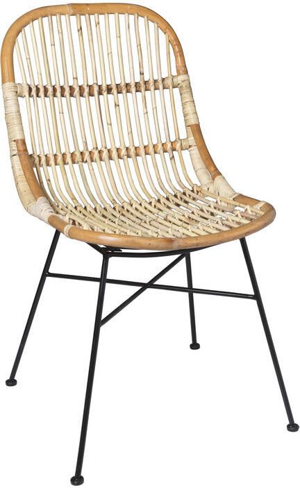 Xenos Eetkamerstoel Yogya rotan 87x60x45 cm - Foto 1
